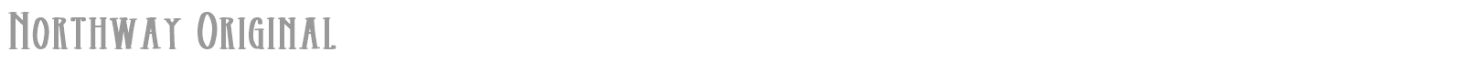 Northway font preview